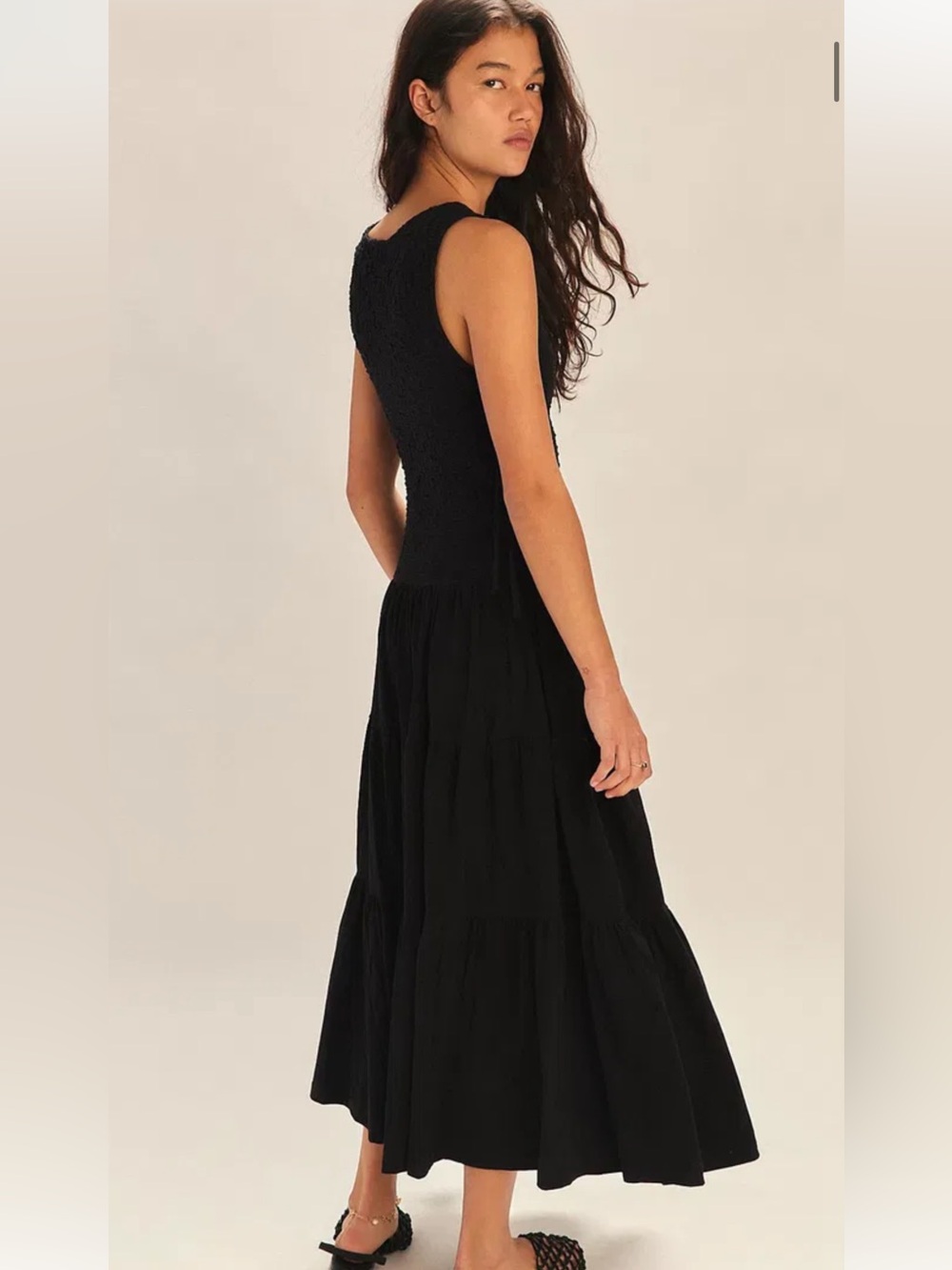 Free People Sterling Maxi Dress Black XS NWOT - Picture 2 of 3